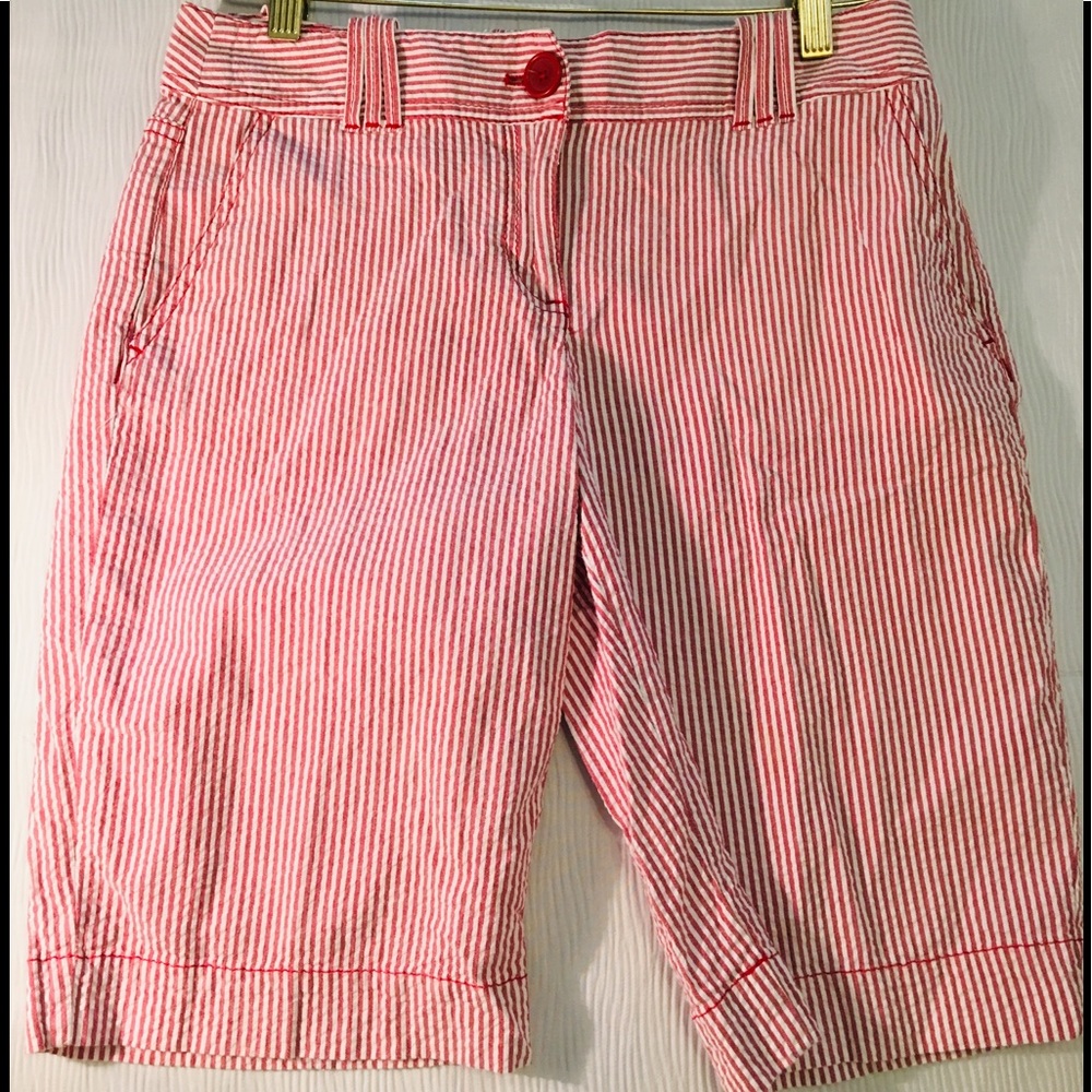 🌷Ann Taylor LOFT 4 seersucker shorts🌿